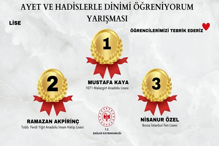 AYET VE HADİSLERLE DİNİMİ ÖĞRENİYORUM YARIŞMASI